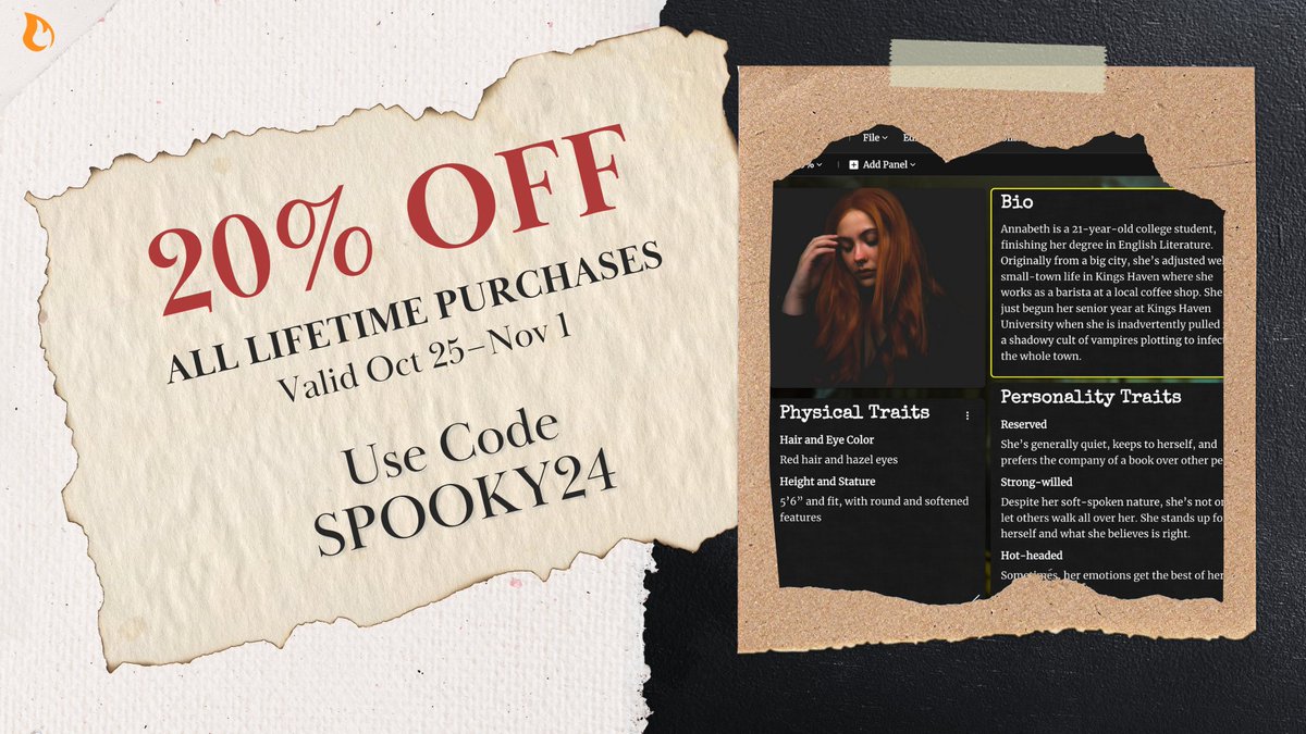 👻 SPOOKY SALE 👻 Now through November 1st, get 20% OFF all lifetime  purchases on Campfire by using the code SPOOKY24 at checkout. Go create  something *so good* that it's scary 😈, image size:1200x675