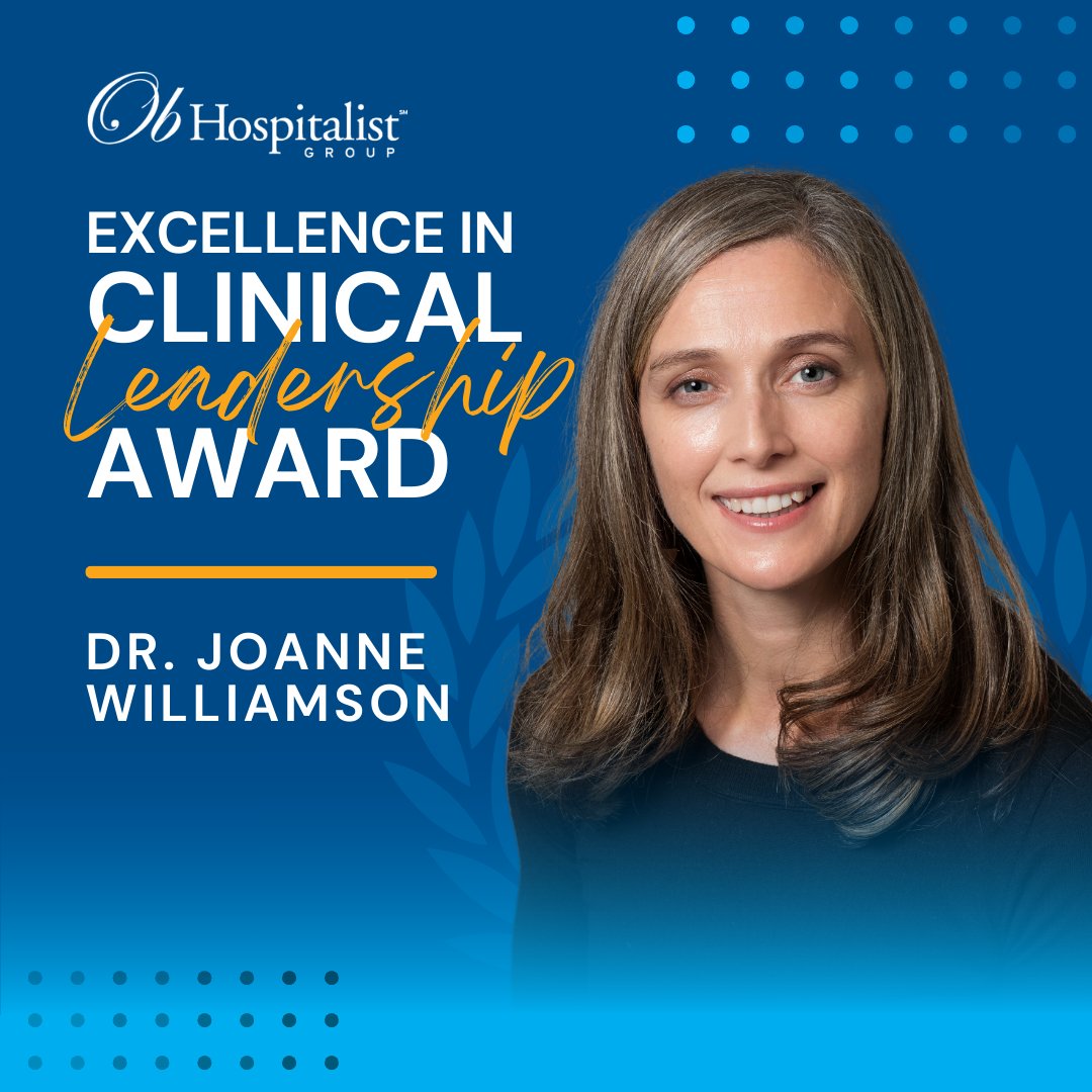 obhg_official's tweet photo. We're honored to celebrate this year’s #NCLM award recipients! Congratulations to Drs. Melissa Grier, Timothy Deahl, Joanne Williamson, and Ronald Dinsmore for receiving Excellence in Clinical Leadership Awards, one of OBHG's highest clinical honors. https://t.co/o0nKoYl7KG
