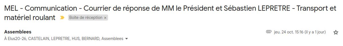 <a href="/MECS_MEL/">Métropole Écologiste Citoyenne et Solidaire</a> <a href="/KeolisLille/">Keolis Lille ilévia</a> L'article de <a href="/PatrickSeghi/">Patrick Seghi</a> a été publié 30 minutes après l'envoi aux élus ! Les journalistes auront été les premiers destinataires de l'opération de communication de <a href="/MetropoleLille/">Métropole Européenne de Lille</a>. <a href="/DamienCastelain/">Damien Castelain</a>, nous attendons toujours les réponses aux questions des élus et des usagers !