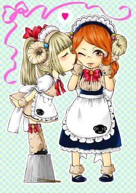 昔過ぎてガビガビなんだけどのいぢゅ絵が発掘される 