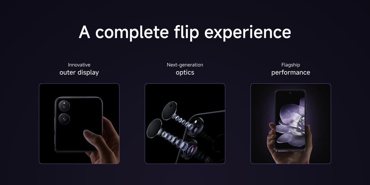 XiaomiUK's tweet photo. A complete flip experience is here. Learn what makes our #XiaomiMIXFlip so #Fliptastic here: https://t.co/GWoTHn1KUN https://t.co/nvHAOnGOym