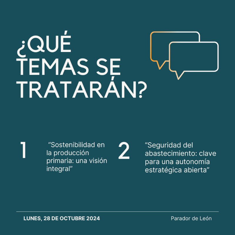 gobmapa's tweet photo. 📢 ¡Segundo foro participativo sobre la Estrategia Nacional de Alimentación (ENA)!

📆 Lunes, 28 de octubre en el Parados de León.

El encuentro acogerá dos mesas redondas en las que participarán destacados expertos de toda la cadena de valor.

¡Se podrá seguir en directo! 🔴
▼