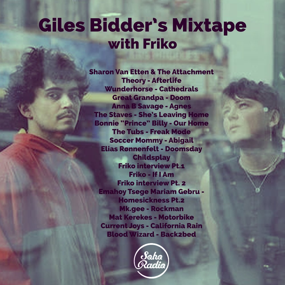 giles bidder (@gilesbidder) on Twitter photo New mixtape on <a href="/sohoradio/">Soho Radio</a> with <a href="/frikoo4u/">Friko</a> 👇
mixcloud.com/sohoradio/gile… New mixtape on <a href="/sohoradio/">Soho Radio</a> with <a href="/frikoo4u/">Friko</a> 👇
mixcloud.com/sohoradio/gile…