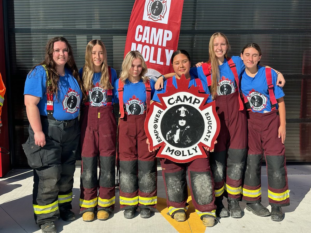 This past Sunday in Hanover, Camp Molly wrapped up it's 2024 season on a high note! Shout out to all those involved for truly tremendous Camp. These young ladies fill my cup as do the fantastic volunteers! #campmolly #femalefirefighters #empowering