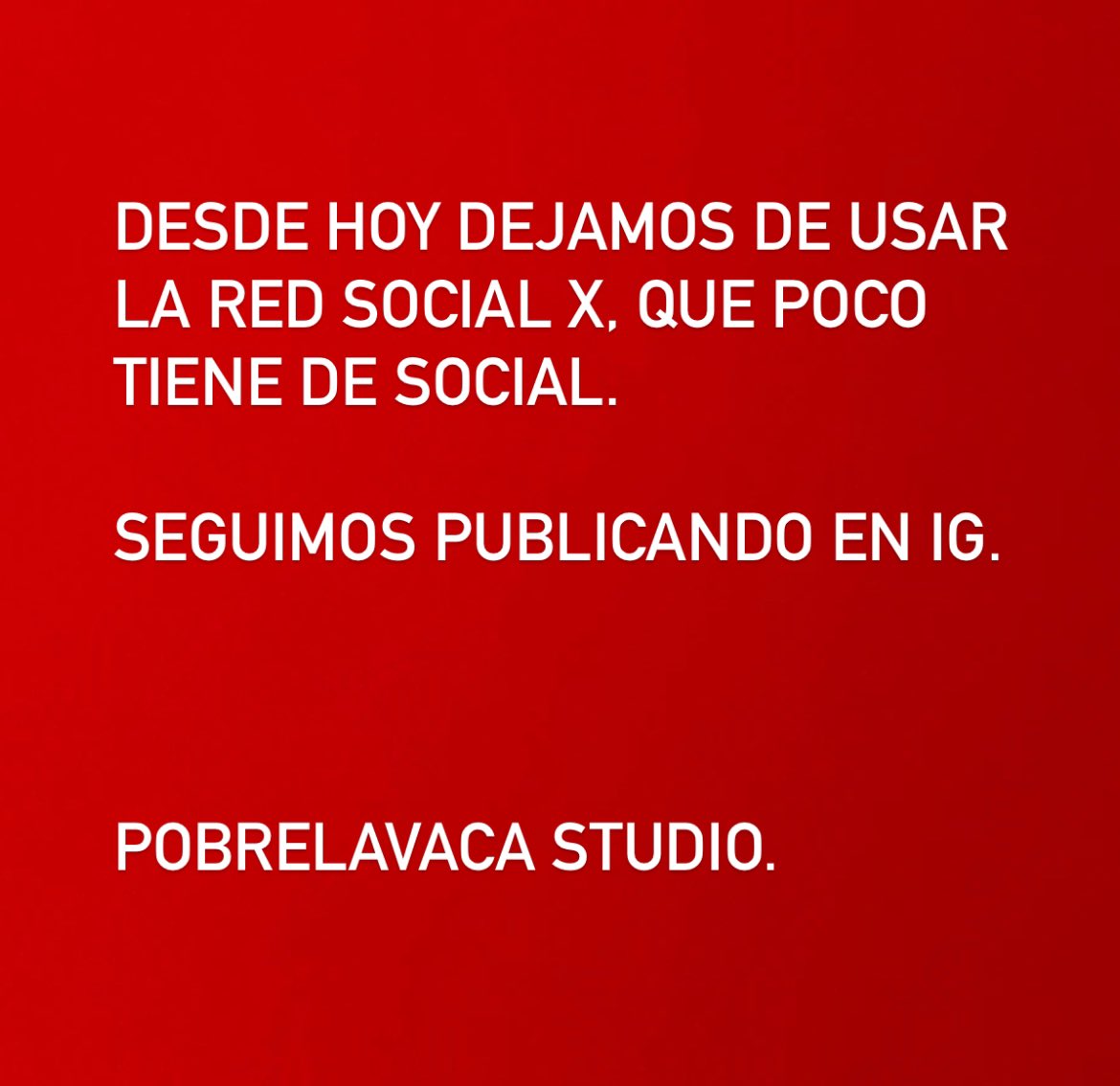 Estudio PobrelaVaca tweet media
