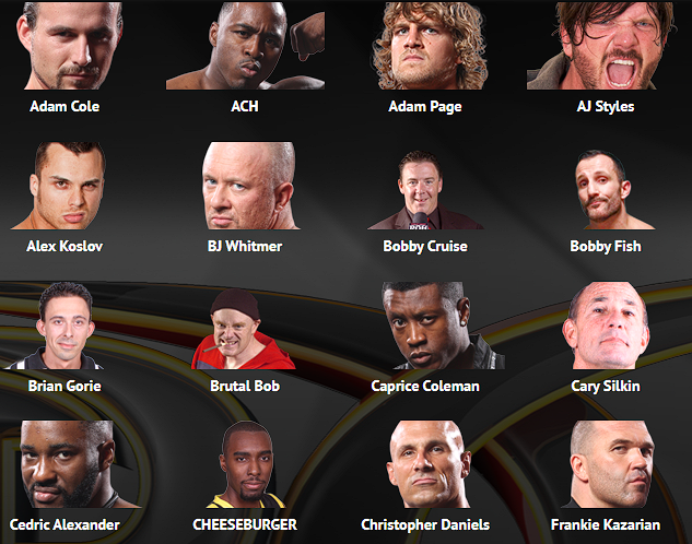 catchmanianw's tweet photo. Roster da ROH em 2014 https://t.co/rb3AuaPDQ3