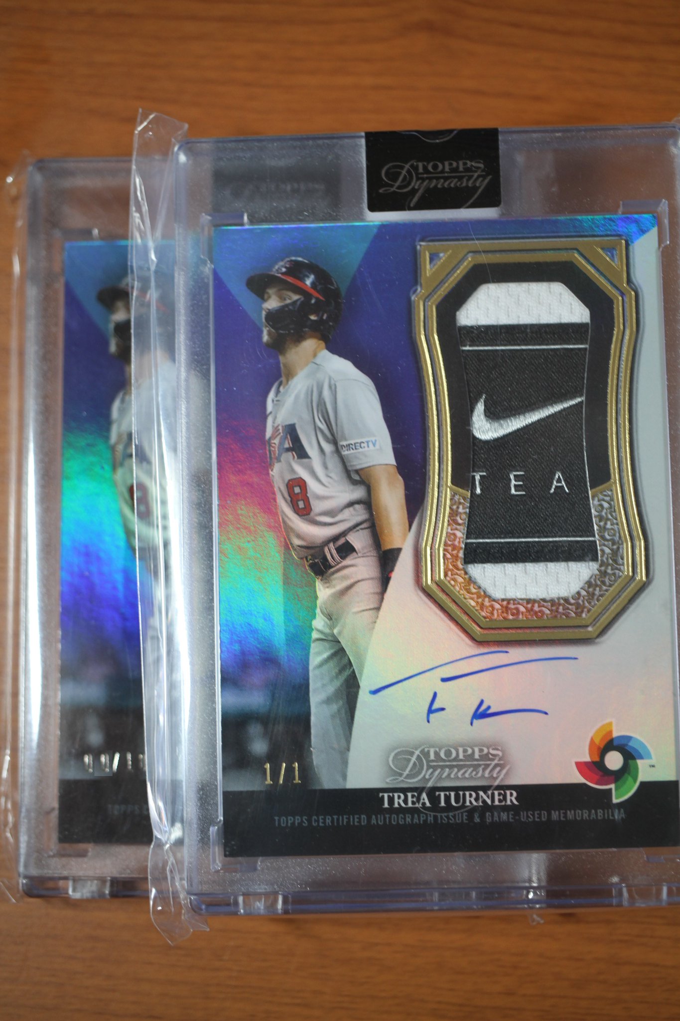 topps WBC trea turner 1of1 auto