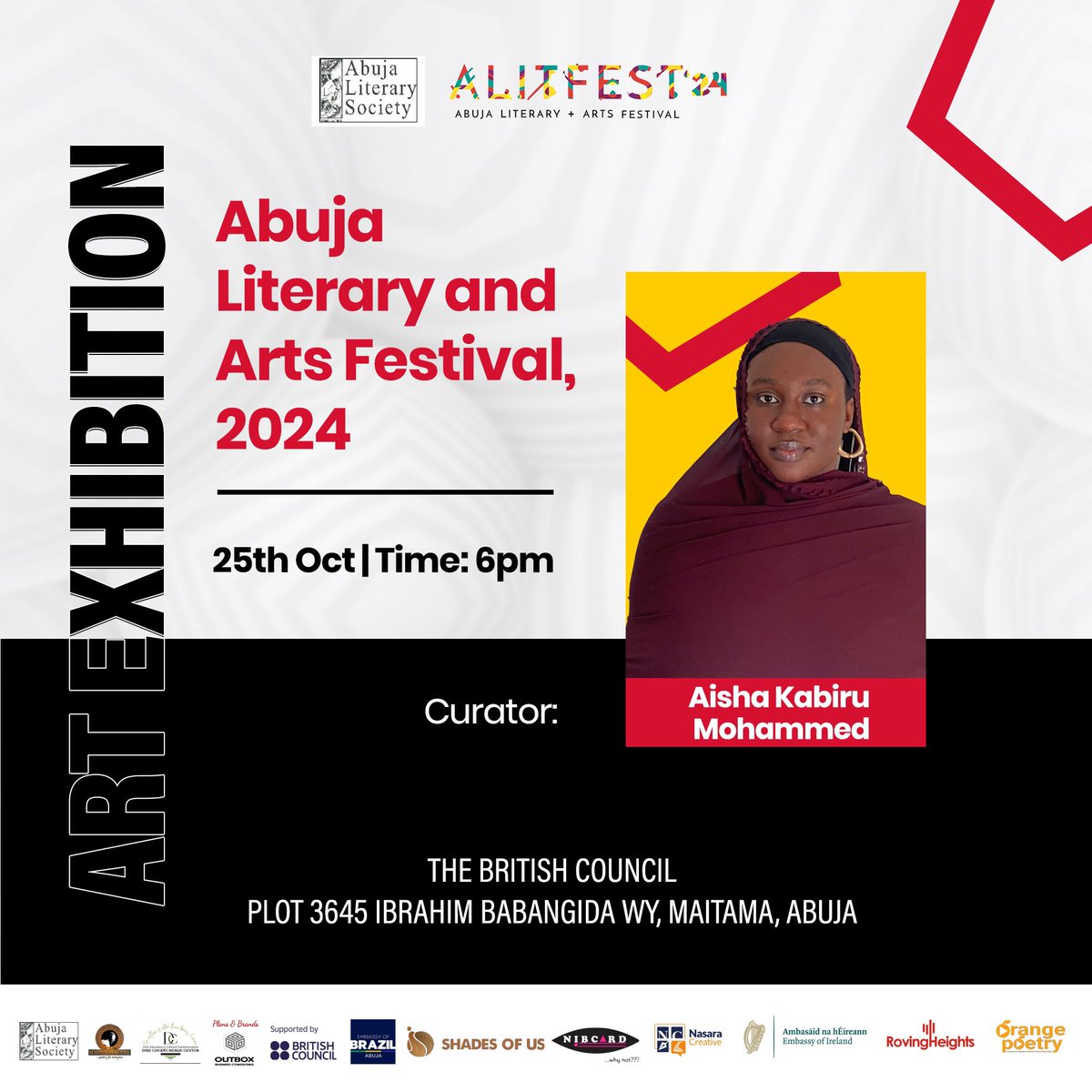 alitfest's tweet photo. ALITFEST Art Exhibition Happening Now:
“The Art of Identity and Social Change”
Curator: @EseoseMohammed ✨
#alitfest
#alitfest24
#theartofidentity https://t.co/WYz5YUNuk0