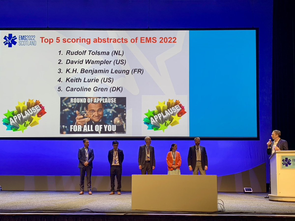 Abstract submissions for EMS2025 are now open. Ideas, projects and research studies are all welcomed. Submitted abstracts will be forwarded to the EMS2025 Abstract Committee, who will review and assess all abstracts. #EMS2025

emscongress2025.org