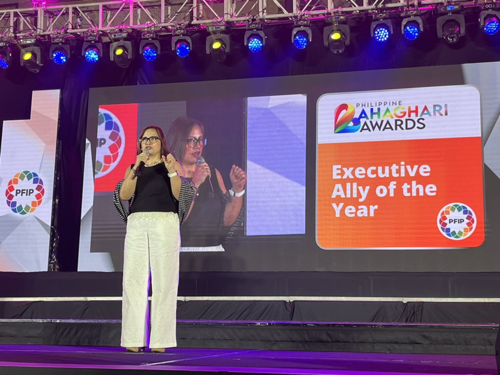 pfippride's tweet photo. Congratulations to our Executive Ally of the Year: Coy Macaspac Ordoñez of Northern Trust!

#PHBahaghariAwards2024 #PFIPYear11Gala https://t.co/wzvNkBPLGD