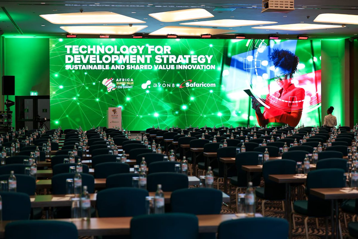 SafaricomPLC's tweet image. Day 2 of the Africa Shared Value & ESG Summit marks a pivotal moment with the launch of the Technology for Development (T4D) Strategy!
#SustainableSafaricom 
#TechForDevelopment
#DigitalInclusion