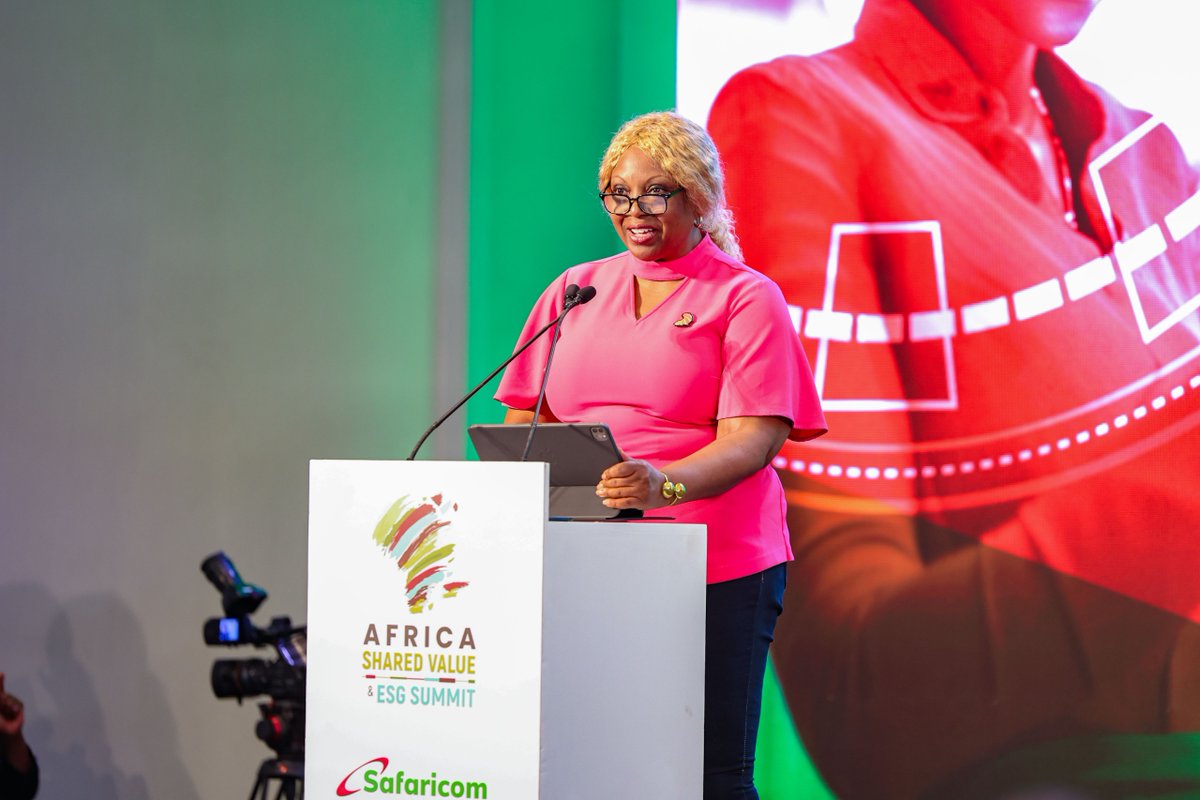 SafaricomPLC's tweet image. Day 2 of the Africa Shared Value & ESG Summit marks a pivotal moment with the launch of the Technology for Development (T4D) Strategy!
#SustainableSafaricom 
#TechForDevelopment
#DigitalInclusion