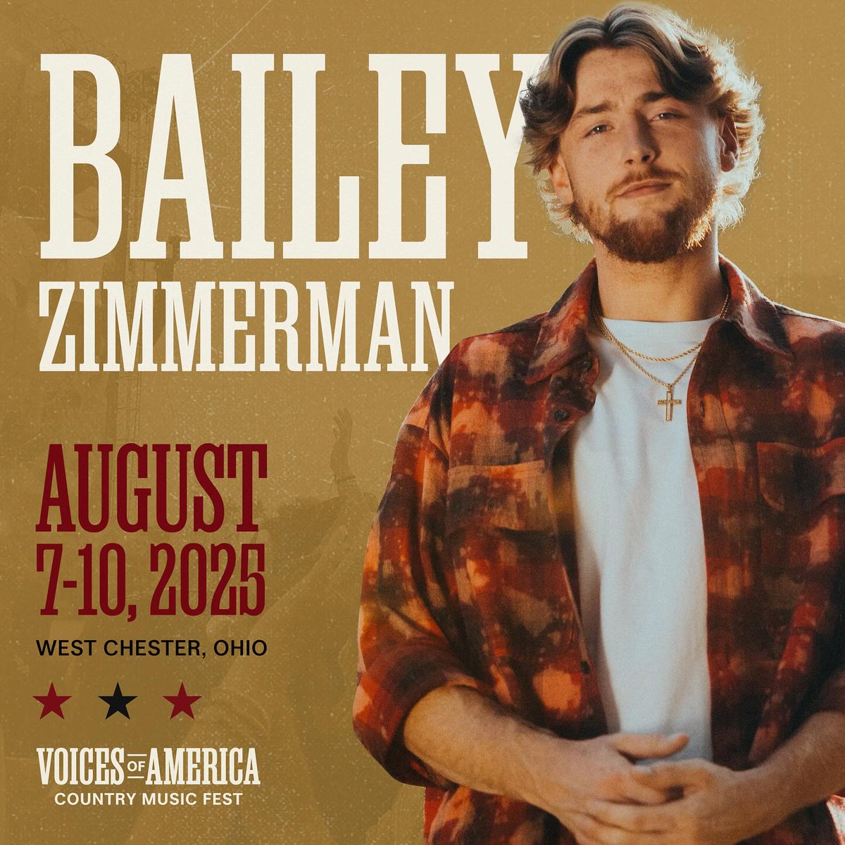 👇💥👇 JUST ANNOUNCED 👇💥👇
Bailey Zimmerman has been announced as the 2nd headliner of VOA Country Music Fest 2025! Get your passes now &amp; get ready for 2 more massive headliner announcements. PASSES WILL SELL OUT - secure your spot today!  Ticket Link: voacountrymusicfest.com/?utm_source=ca…