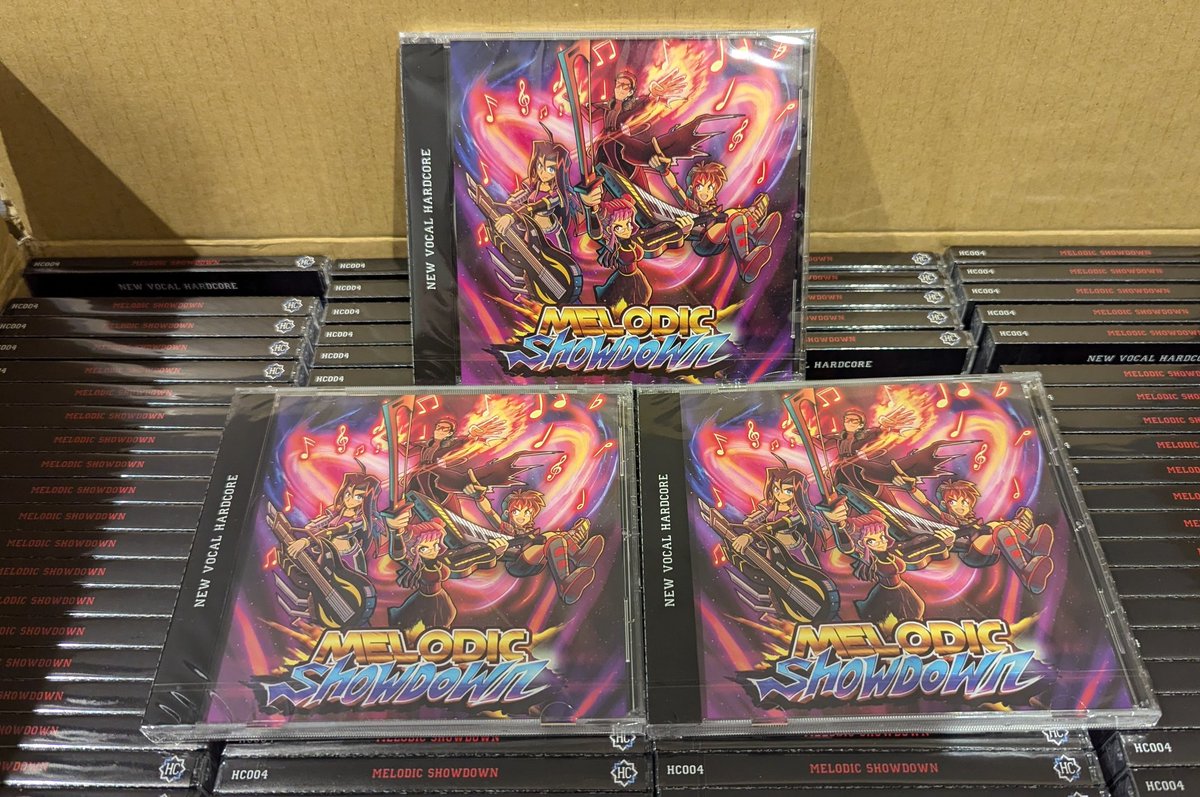 両音楽アルバムは今週日曜日にM3で発売される！

Both music albums will be released this sunday at M3! 

#M3秋 #M3秋2024 #Melodic_Showdown #Mega_Magiks