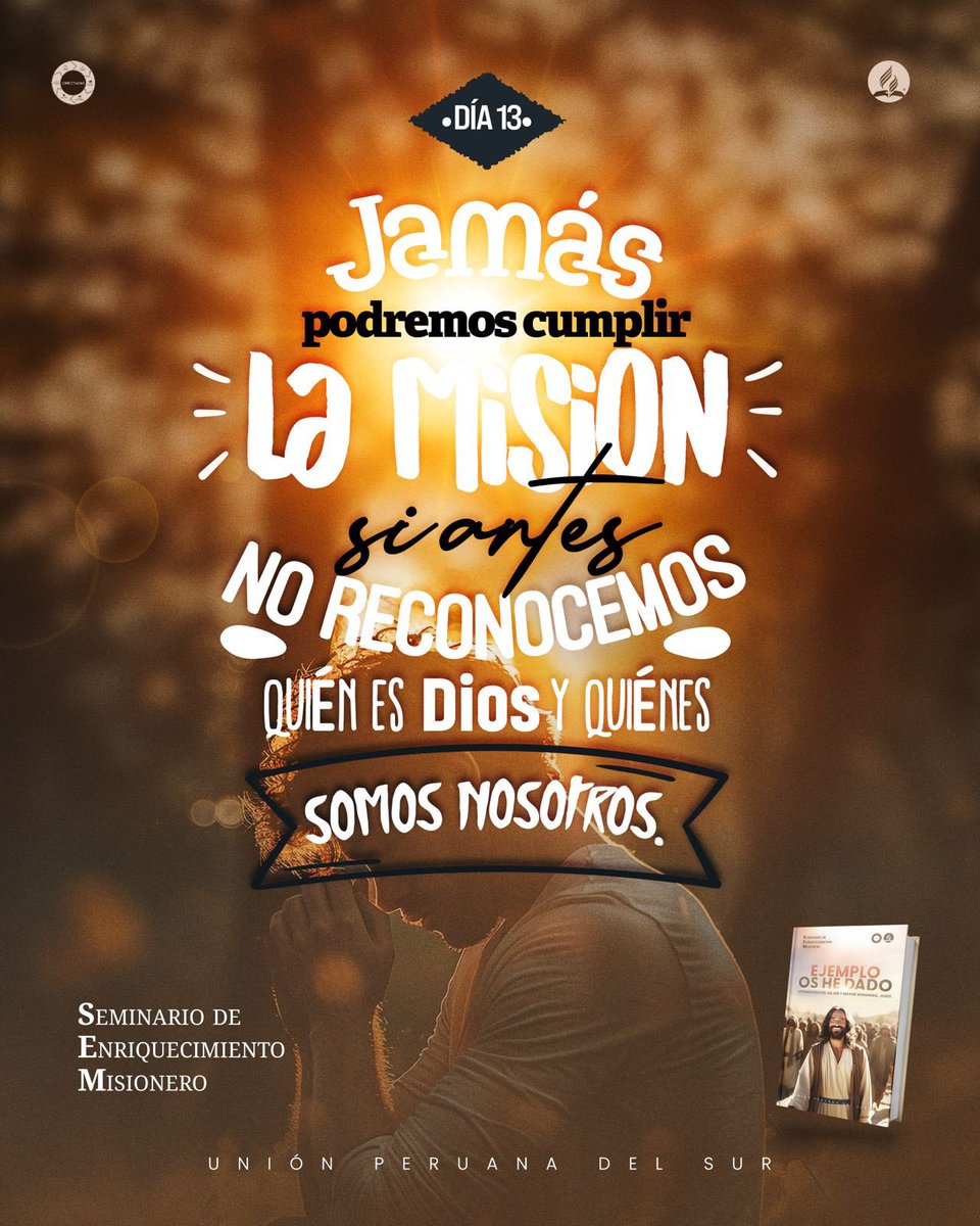 HeyssenCordero's tweet photo. #SEM2024

DÍA 13 -  AHORA SERÁS PESCADOR DE HOMBRES

Al reconocer la grandeza de Dios y nuestra necesidad de Él, como seres humanos, respondemos con un "Heme aquí, envíame a mí", para cumplir la misión de salvar almas. 

#Proyecto100
#EjemploOsHeDado https://t.co/UF2xlA6M4v