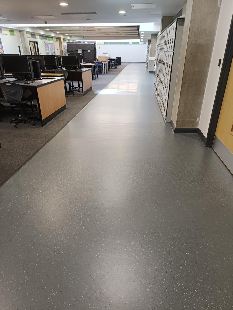 StainbustersLtd's tweet photo. Looking at your CO2 footprint and climate action plan? Bona resilient floor restoration service transforms your existing floor. Up to 90% in reduced CO2 footprint &amp; energy savings up to 95%. This worn out school floor was transformed into a fresh, modern new look in just 5 days! https://t.co/kvFWZ1YZI1