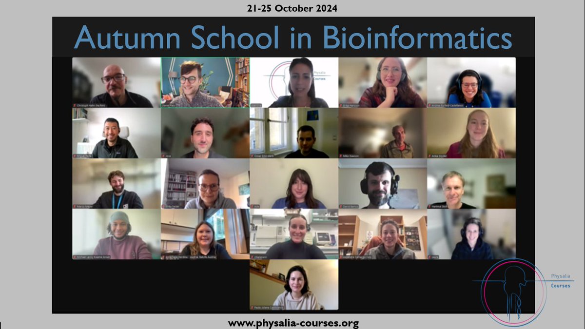 This week’s Physalia Bioinformatics School with <a href="/C__Hahn/">Christoph Hahn</a> and <a href="/passDan/">Daniel Pass</a> has been an incredible learning experience!

We hope our attendees feel now more confident in handling NGS data in a reliable and reproducible manner.  
Thanks everyone for joining us!