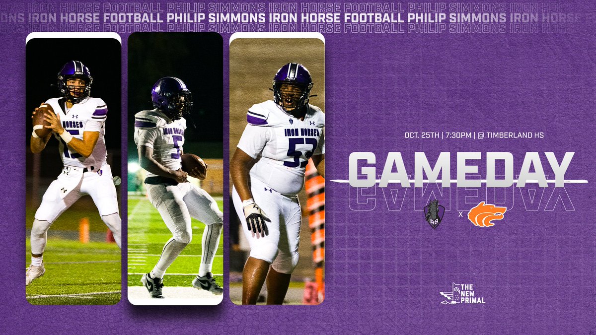 PSIronHorseFB's tweet photo. Iron Horse Football GAMEDAY! We are on the road tonight for a huge REGION 6AA matchup against county rival Timberland! Show up and be loud for the Iron Horses! 7:30pm at Timberland High School tonight! #W1nTheDay #Family https://t.co/DM2WfPeivH