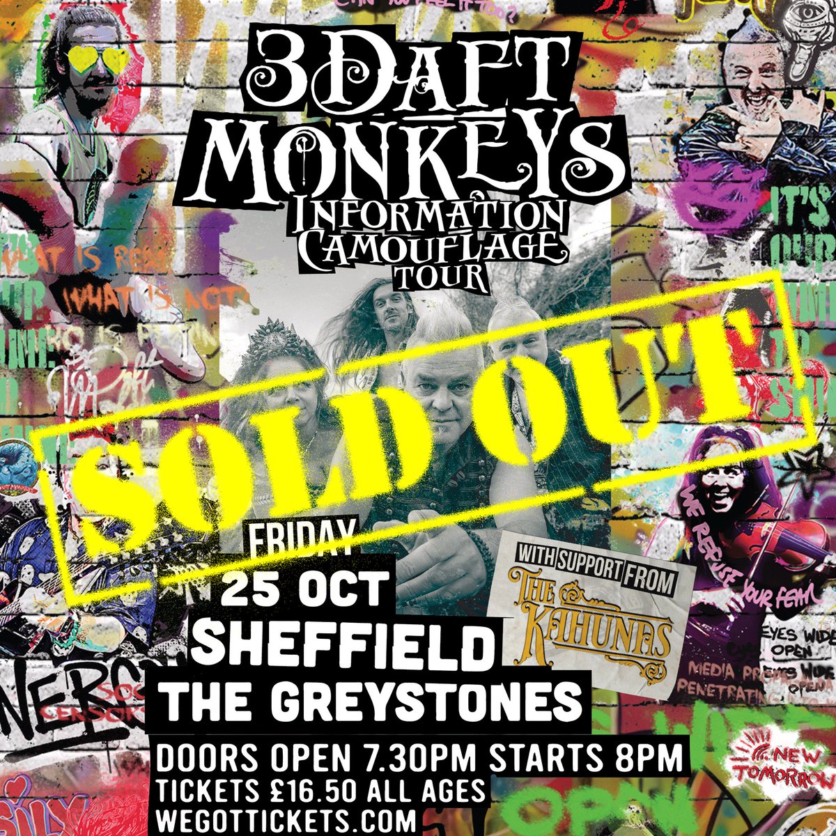 Tonight’s show at the <a href="/TheGreystones/">The Greystones</a> is S0!D 0UT!! It’s going to be epic