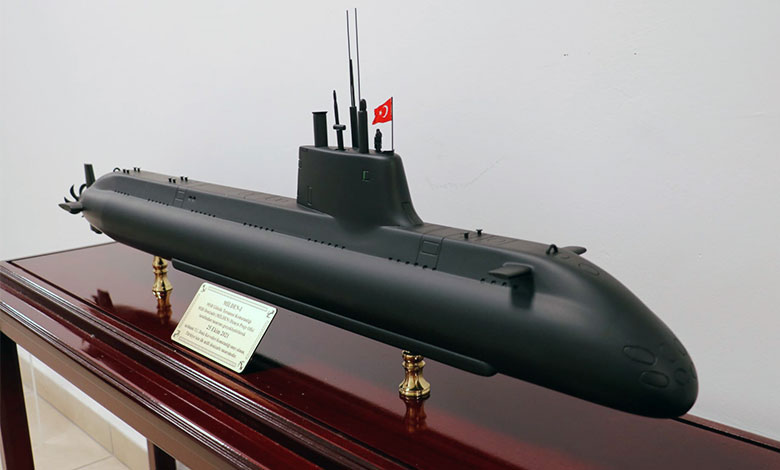 TurkishCentury's tweet photo. ⚓️ Türkiye's indigenous #MILDEN submarines were showcased at the #SahaExpo with an emphasis on their 16-cell MIDLAS-D VLS designed to mount a mix of #Gezgin SLCMs, #ATMACA AShMs & #Hisar SAMs. Construction of the 1st Milden is to begin in 2025. 🇹🇷 https://t.co/6qH0Qrm9Gl