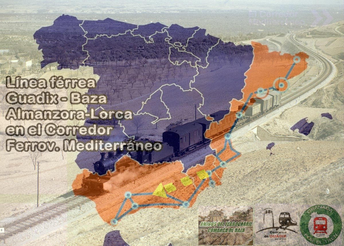 ¿Que no es viable reabrir la línea férrea? Anda ya
Hemos demostrado sus beneficios en ahorro de tiempo y dinero, en el marco del #CorredorMediterráneo
#NoHayBienQuePorTrenNoVenga
#Reapertura YA #MesaporelTren
31/12/1984-25/10/2024 #14544díassintren #Guadix #Baza #Almanzora #Lorca