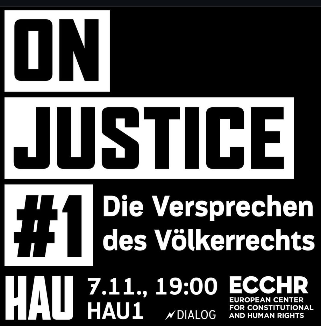 Armaghan Naghipour (@armaghipour) on Twitter photo Wenn nicht jetzt, wann dann:
Gerne unterbreche ich meine Elternzeit, um mit geschätzten Expert:innen <a href="/MattHGoldmann/">Matthias Goldmann</a>, <a href="/kristina_hatas/">Kristina Hatas (she/her)</a>, <a href="/Schwarz__Alex/">Alexander Schwarz</a> und Dr. Nahed Samour die Versprechen des Völkerrechts auf den Prüfstand zu stellen.
hebbel-am-ufer.de/programm/pdeta… Wenn nicht jetzt, wann dann:
Gerne unterbreche ich meine Elternzeit, um mit geschätzten Expert:innen <a href="/MattHGoldmann/">Matthias Goldmann</a>, <a href="/kristina_hatas/">Kristina Hatas (she/her)</a>, <a href="/Schwarz__Alex/">Alexander Schwarz</a> und Dr. Nahed Samour die Versprechen des Völkerrechts auf den Prüfstand zu stellen.
hebbel-am-ufer.de/programm/pdeta…