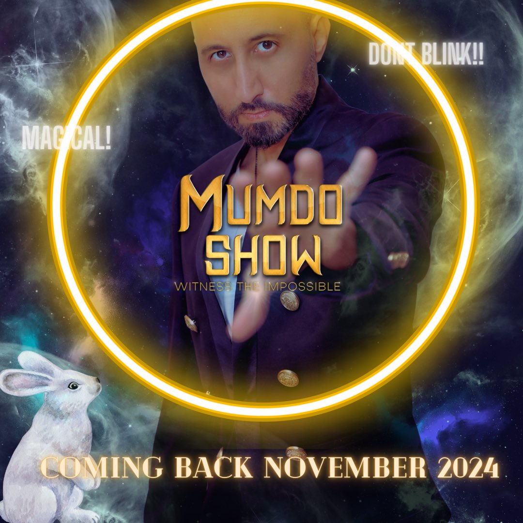 MumdoShow's tweet photo. We will back in November 🎩
@MumdoShow https://t.co/TRYOBTx7PK