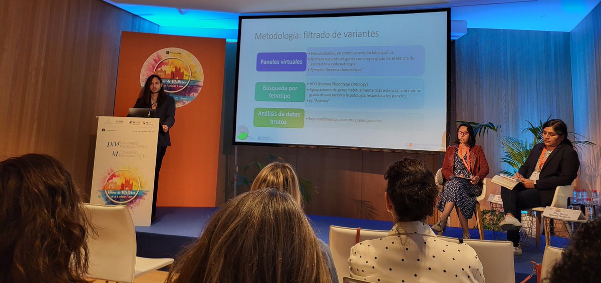 Los diagnósticos #germinales siguen muy presenten en el congreso <a href="/sehh_es/">@sehh_es</a> #Hemato2024

El Dr. Alejandro Sanz Rupérez del Hospital Infantil Niño Jesús <a href="/fibhnjs/">F. Investigación Hospital Infantil Univ Niño Jesús</a>, presenta su trabajo: "Diagnóstico genético mediante exoma dirigido en hematología pediátrica. Experiencia de un centro"