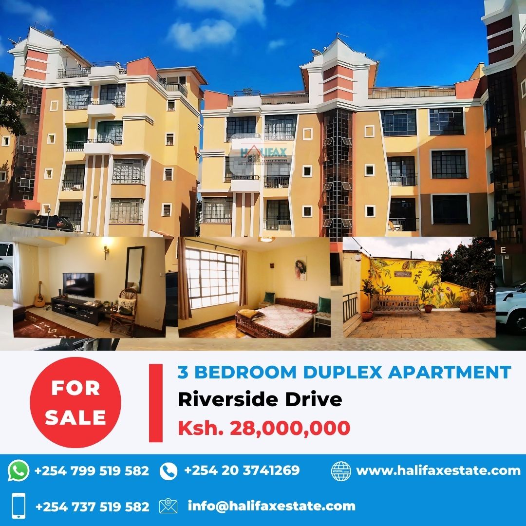 dev_octocore's tweet image. Located off Riverside Drive, this beautiful 3-bedroom all ensuite duplex apartment offers a spacious lounge, dining area, open-plan kitchen, laundry room, and a private terrace!

The master suite on the upper level features a luxurious jacuzzi and walk-in closet. Enjoy the…