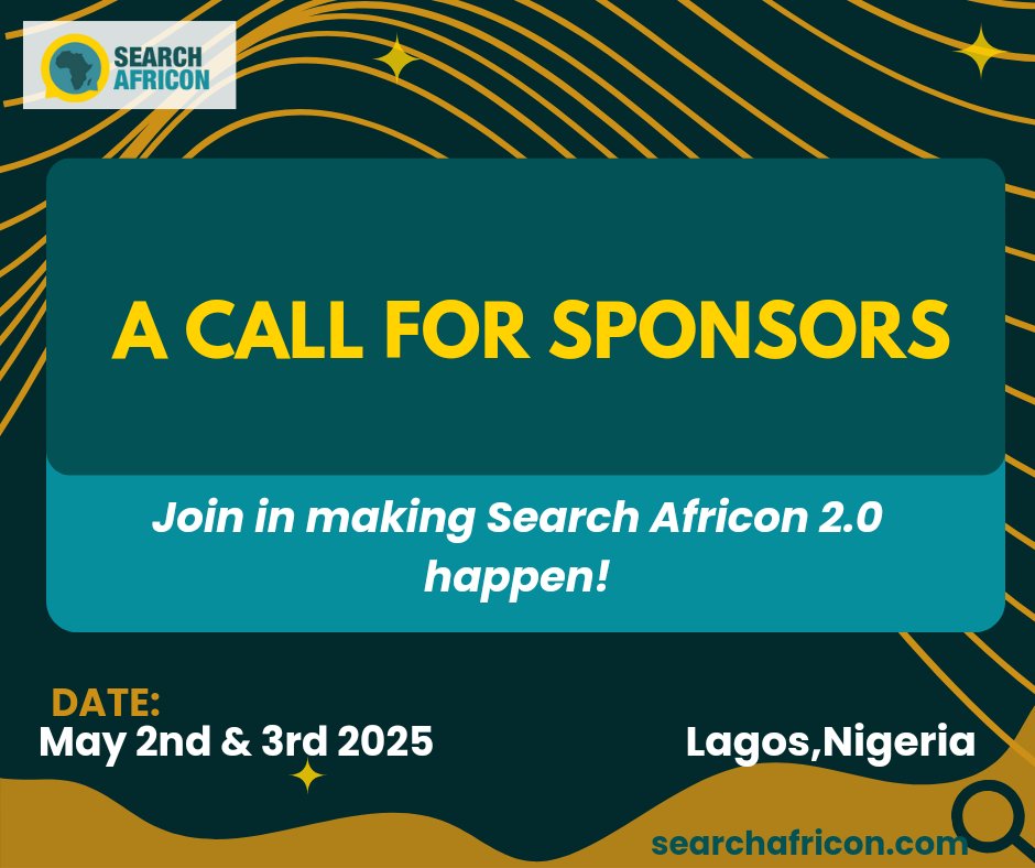 A call to make an impact 🙏

By supporting our SEO &amp; digital marketing event, you won't only be showcasing your business to the African community, but you'll be supporting the growth of businesses and individuals 🙌