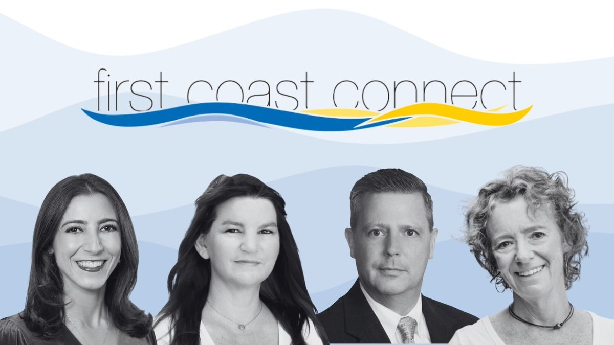 First Coast Connect (@fcconair) on Twitter photo Our panel of journalists: <a href="/triciabooker/">Tricia Booker</a>, @renataFCNews, @casmirainjax & attorney/former @cityofjax council president Jack Webb discuss the biggest headlines of the week. Plus, raising $$ for homelessness.
Join the convo!
āļø (904) 549-2937
āļø firstcoastconnect@wjct.org Our panel of journalists: <a href="/triciabooker/">Tricia Booker</a>, @renataFCNews, @casmirainjax & attorney/former @cityofjax council president Jack Webb discuss the biggest headlines of the week. Plus, raising $$ for homelessness.
Join the convo!
āļø (904) 549-2937
āļø firstcoastconnect@wjct.org