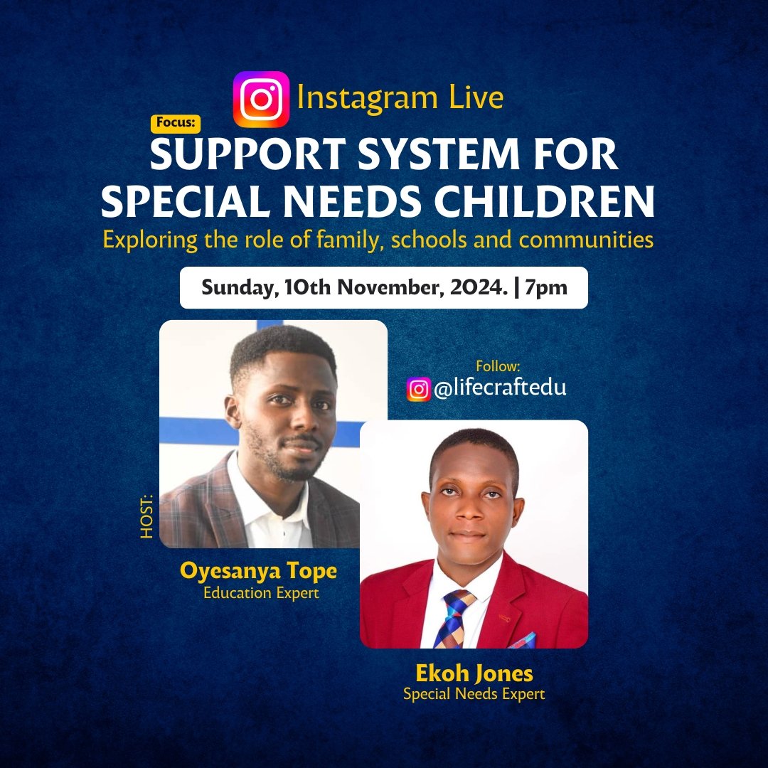 _TheCRAFTmaster's tweet image. Tune in to learn, ask questions, and share your experience. Let's build a stronger support system together!

Follow @Lifecraftedu on instagra or click on the link below
instagram.com/lifecraftedu/p…