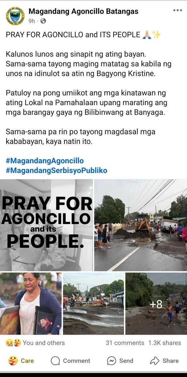 MellisaIbabao's tweet image. Tubig at pagkain ang pangunahing kailangan sa nasabing Barangay, Banyaga at Bilibinwang. Sana may maghatid ng tulong sakanila 🙏 #KristinePh #BatangasNeedsHelp