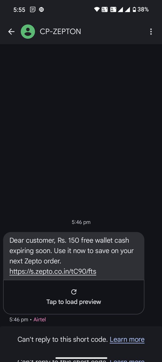 aguywhoexplores's tweet photo. I guess @ZeptoNow should be awarded with "Fraudest Delivery App". Everyday they send messages that Rs.X is there in the wallet and you can use it anytime but when it comes to ordering, The amount doesn't works!
@zeptocares #zepto #Blinkit https://t.co/oq3x7Dag05