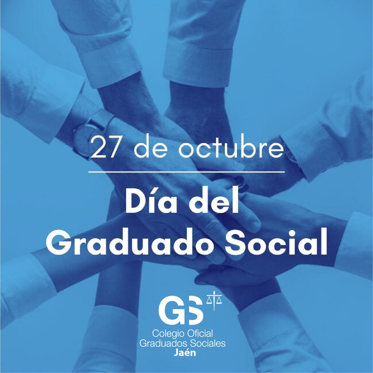 📅 Mañana domingo 27 de octubre celebramos el  𝐃𝐢́𝐚 𝐝𝐞𝐥 𝐆𝐫𝐚𝐝𝐮𝐚𝐝𝐨 𝐒𝐨𝐜𝐢𝐚𝐥 con el lema: “𝐆𝐫𝐚𝐝𝐮𝐚𝐝𝐨𝐬 𝐬𝐨𝐜𝐢𝐚𝐥𝐞𝐬: 𝐝𝐞𝐟𝐞𝐧𝐝𝐢𝐞𝐧𝐝𝐨 𝐝𝐞𝐫𝐞𝐜𝐡𝐨𝐬, 𝐜𝐨𝐧𝐬𝐭𝐫𝐮𝐲𝐞𝐧𝐝𝐨 𝐣𝐮𝐬𝐭𝐢𝐜𝐢𝐚 𝐬𝐨𝐜𝐢𝐚𝐥”.

gradsocialjaen.org/graduados-soci…