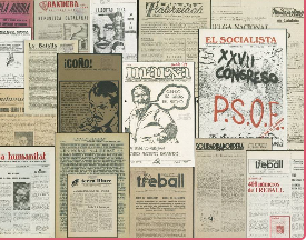 bibrepublica's tweet photo. 🆕Una fantàstica notícia: el fons de #premsa clandestina i de l'exili de l'Arxiu Històric de la Ciutat de Barcelona està digitalitzat i disponible per a la consulta al portal de la seva Hemeroteca digital 📰🗞️🖥️
https://t.co/h0jolcjf0r https://t.co/8uE83QoYpO