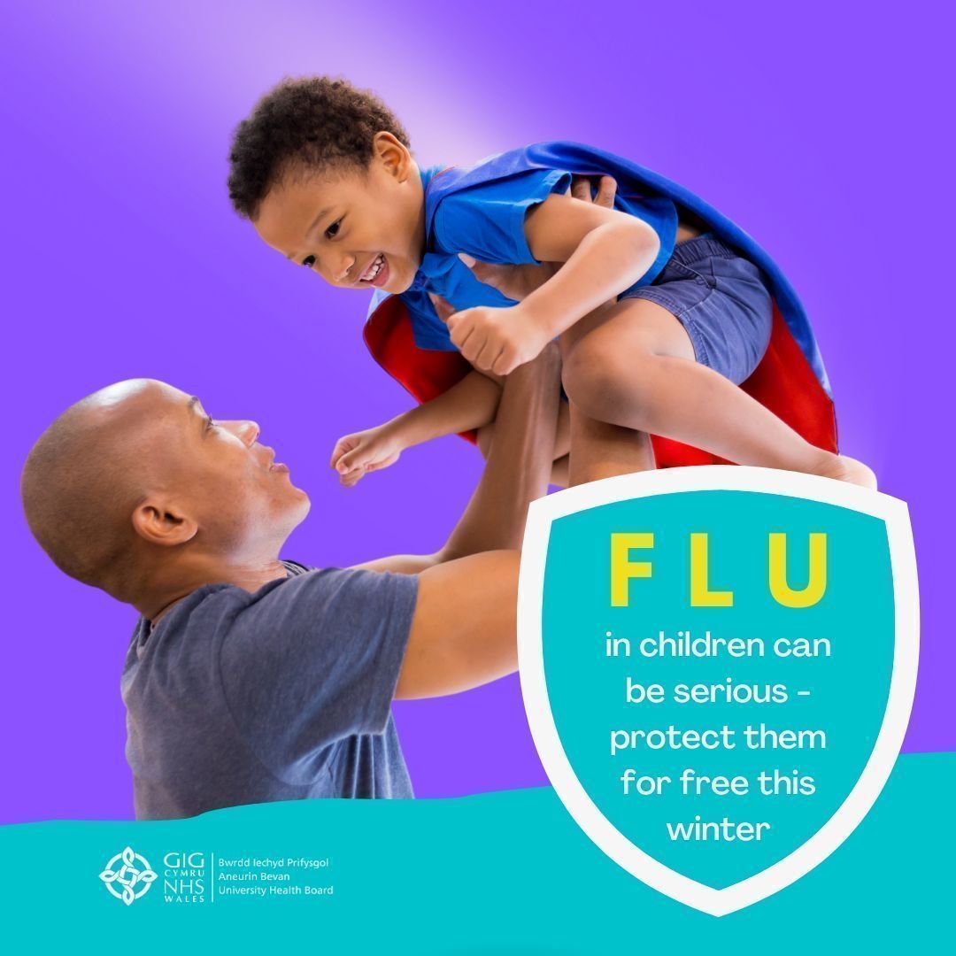 Flu can pose a serious threat to children. To get your child aged 2-3 vaccinated, parents will be contacted to offer an appointment when these are due. If you have any concerns, you can call your GP.

In some areas your child will receive their nasal spray in a nursery setting.