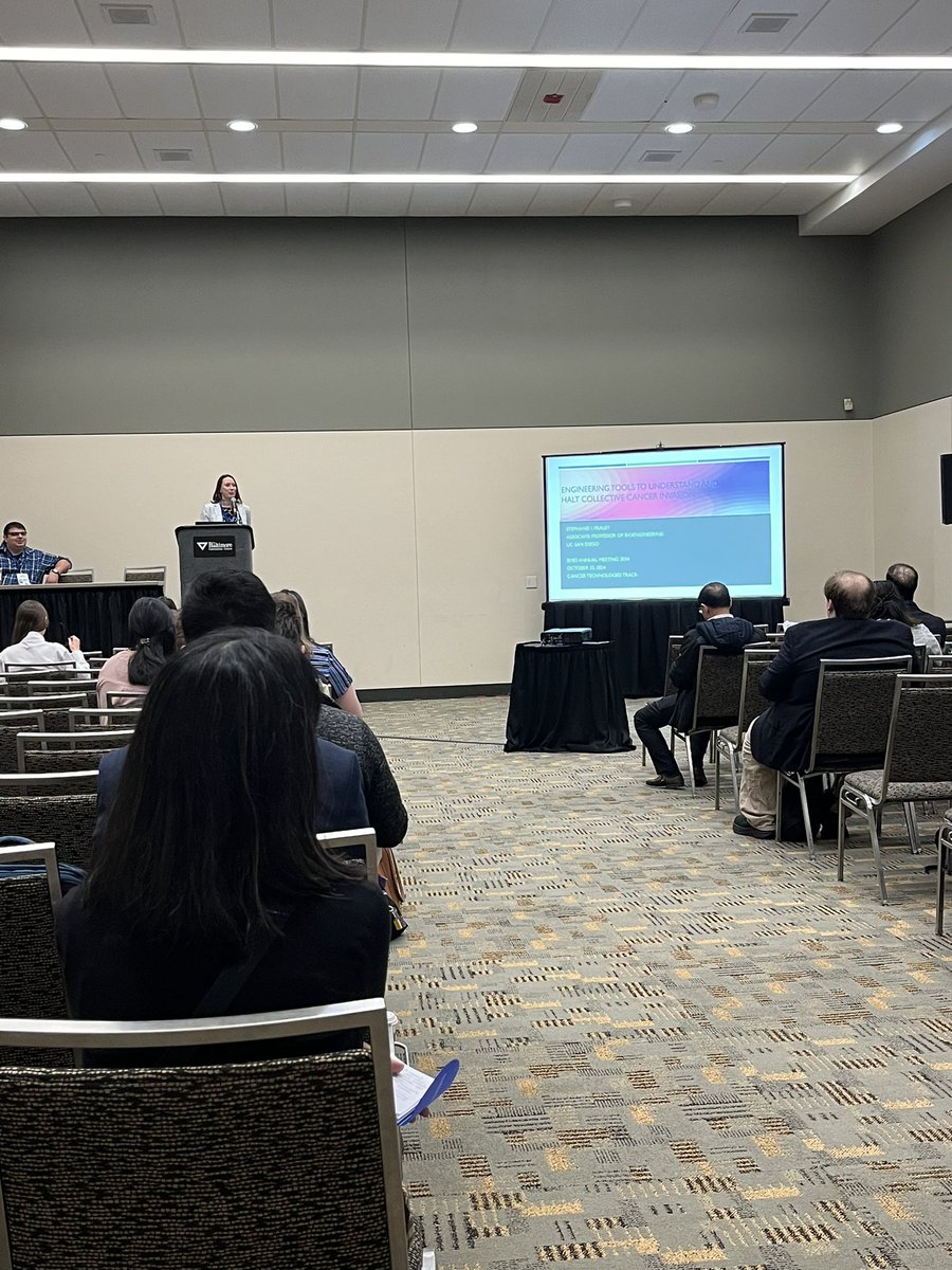 Madeleine Oudin (@madeleineoudin) on Twitter photo Starting #BMES2024 Day 2 in the Cancer Technologies Track with a session on Cancer Migration and Metastasis, with an invited talk from Stephanie Fraley <a href="/FraleyLab/">Stephanie Fraley</a> <a href="/UCSDJacobs/">UCSD Engineering</a> . Starting #BMES2024 Day 2 in the Cancer Technologies Track with a session on Cancer Migration and Metastasis, with an invited talk from Stephanie Fraley <a href="/FraleyLab/">Stephanie Fraley</a> <a href="/UCSDJacobs/">UCSD Engineering</a> .