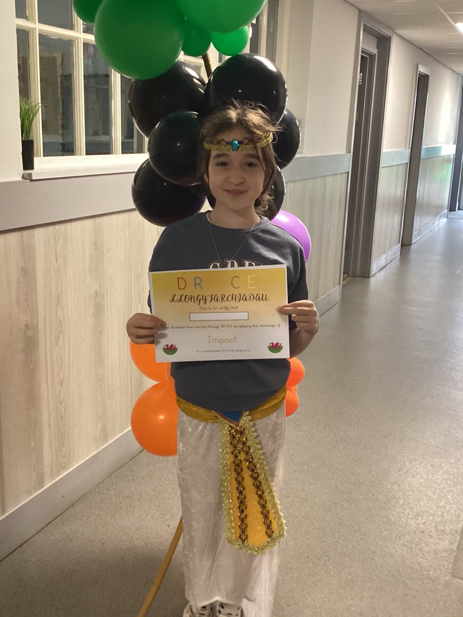 glanhowyprimary's tweet photo. What a well deserved impact award for a wonderful student, who demonstrates fantastic engagement for all learning opportunities and who is a role-model pupil for our whole school community. Bendigedig ✨ https://t.co/RLzhWjdu5t