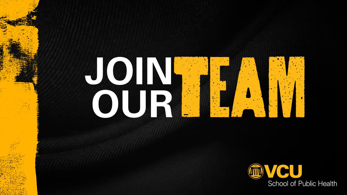 We're hiring!
VCU's School of Public Health is currently accepting applications for  a Director of Undergraduate Public Health Education and Training. #joinourteam #hiring #newjob #vcujobs

Take a look at the full description and apply today: l8r.it/8v2v