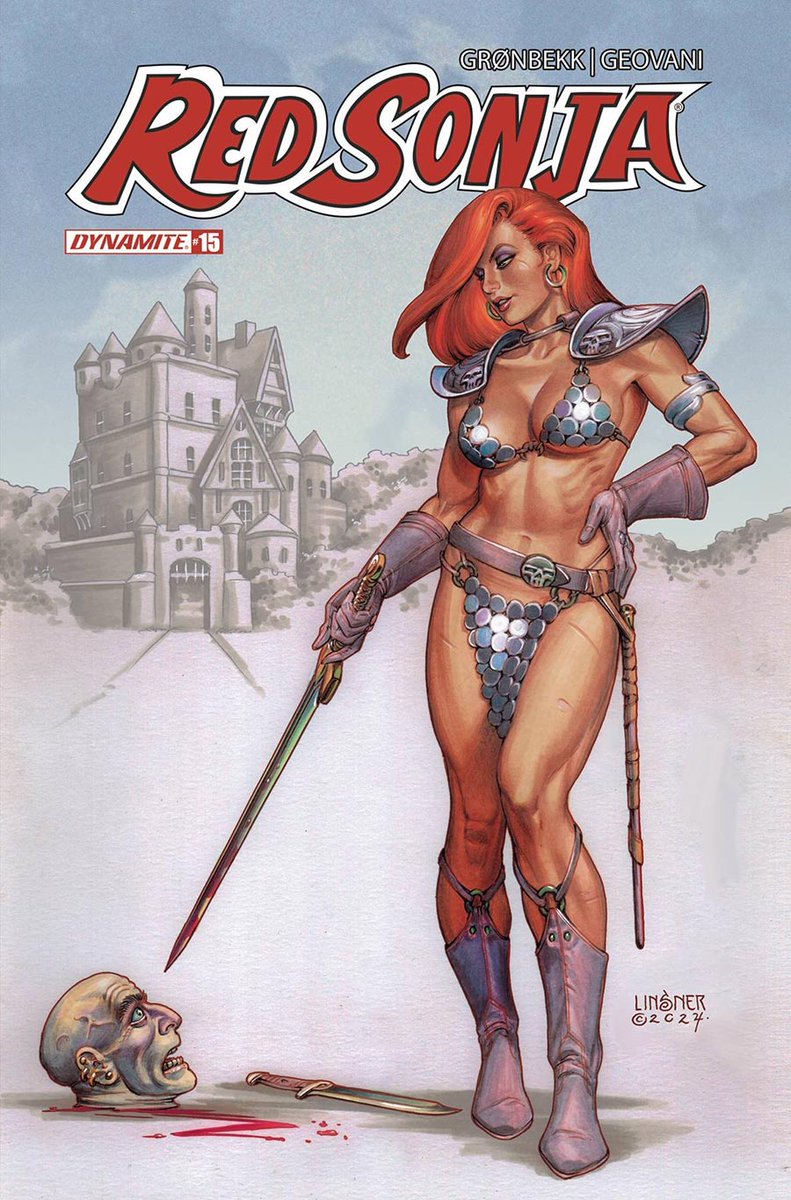 CoverDetached's tweet photo. Red Sonja #15 by @JosephLinsner @DynamiteComics https://t.co/EIpgteq4rH