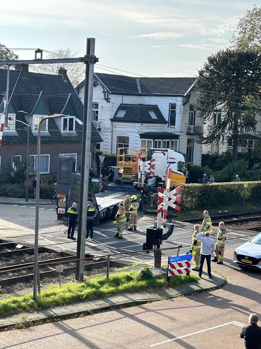 Veel hulpdiensten op de been.
