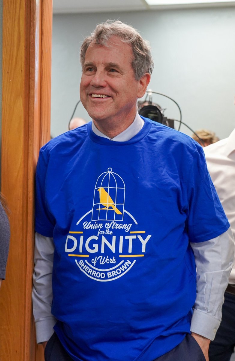 SherrodBrown's tweet image. My name is Sherrod Brown, and I’m running for reelection here in Ohio.

This is the biggest race of my lifetime. When you spend your career standing up to special interests and corporations, they come after you. That’s what’s happening right now.

We need your help. Whether it’s…