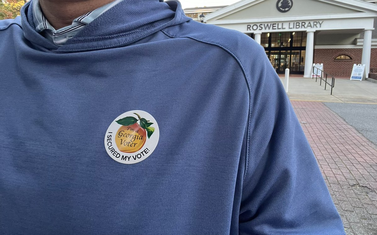 Highly recommend early voting. 🗳️ #vote