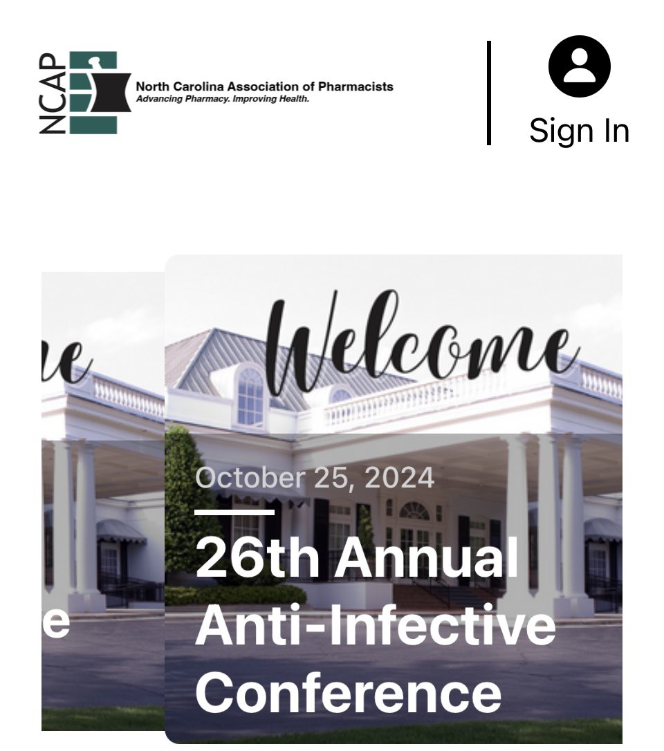 Kicking off the 26th Annual NC Anti-infective Conference with Dr. Elizabeth Palavecino on Microbiology/AST updates am- always one of our favorite talks! <a href="/CLSI_LabNews/">CLSI</a> <a href="/NCPharmacists/">NC Association of Pharmacists</a>