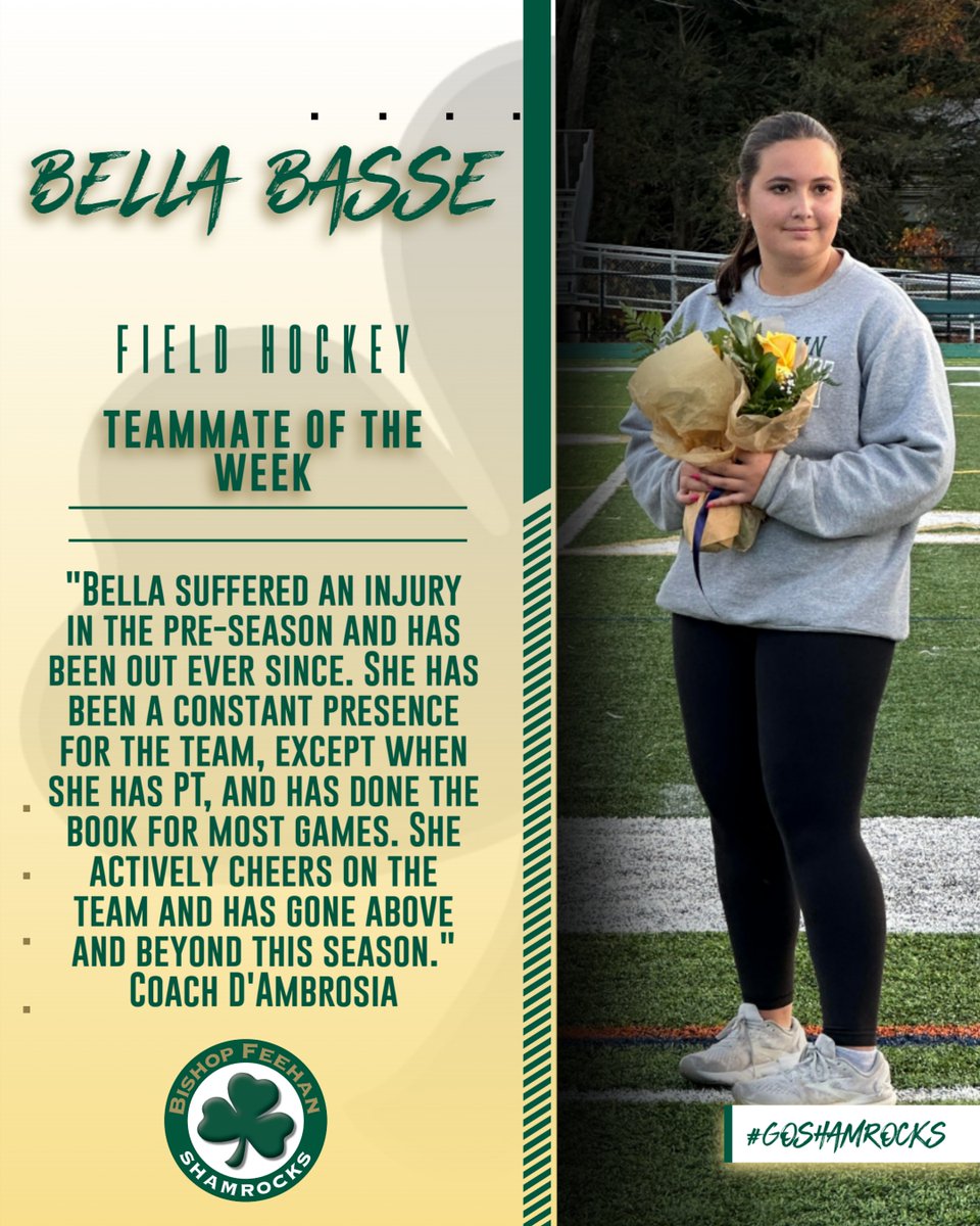 Bishop Feehan Athletics (@feehanathletics) on Twitter photo Teammates of the Week!
Connor and Bella have done what has been needed for the good of their teams.
<a href="/Feehan_BSoccer/">Feehan_BSoccer</a> <a href="/Feehan_Fhockey/">Bishop Feehan Field Hockey</a> #GoShamorcks Teammates of the Week!
Connor and Bella have done what has been needed for the good of their teams.
<a href="/Feehan_BSoccer/">Feehan_BSoccer</a> <a href="/Feehan_Fhockey/">Bishop Feehan Field Hockey</a> #GoShamorcks