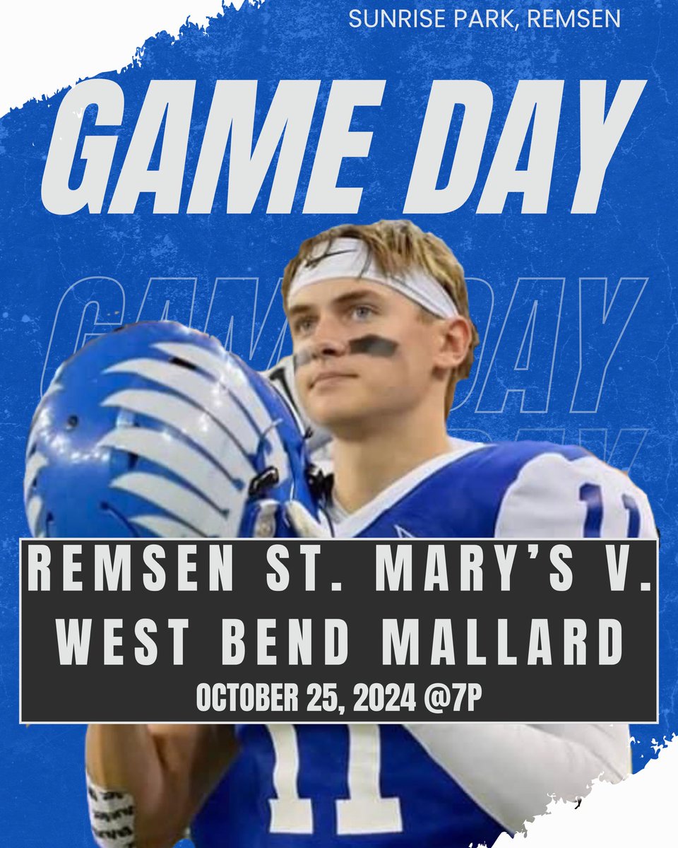 1st Round of the Playoffs tonight v. west Bend Mallard! Come out tonight to enjoy some playoff football.