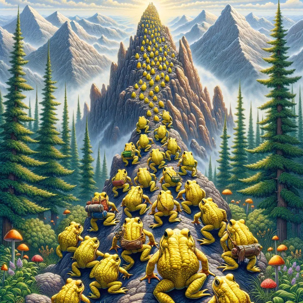 TurboToadToken's tweet photo. Determination, commitment, concentration. These are the characteristics of a $TURBO Toad. It's a long way to the top.
Artist - @sdindi24 

#TurboToken https://t.co/rnSoWsAoTX