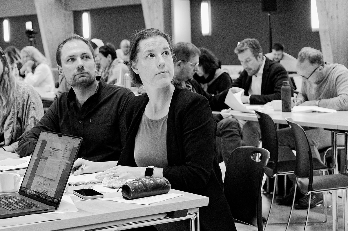 Die neue Parteipräsidentin Stéphanie Empain ist von einem politikfernen Elternhaus an die Spitze der grünen Partei gerückt. Mit wachsender Entschlossenheit.  (Ee Portrait vum @Ste_Maj)