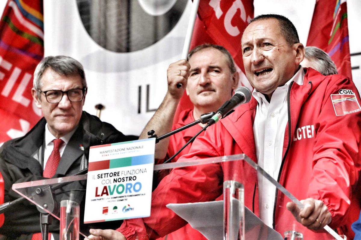 🟥 Oggi manifestazione e sciopero di 8 ore per tutte le lavoratrici e tutti i lavoratori del settore della componentistica della filiera non metalmeccanica dell'automotive.

"Il settore funziona con il nostro lavoro"